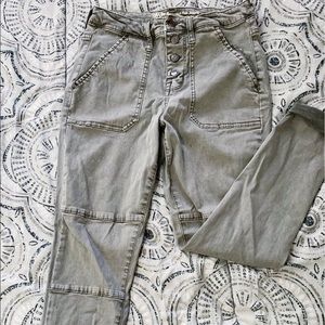 High Waisted Grey Jeans